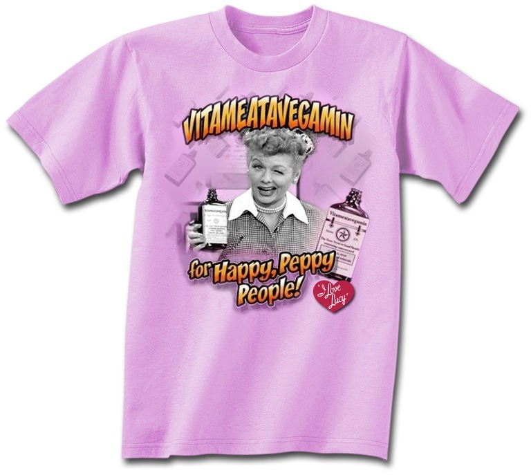 I Love Lucy Vitameatavegamin T-Shirt | LucyStore.com
